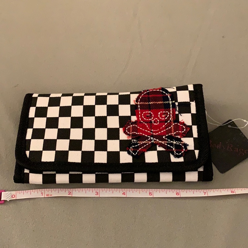 Checkered Skull wallet